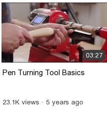 Pen Turning Tool Basics