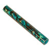 Aquapearl Green & Black Pre-Drilled 5/8