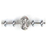 5pc Metal Bead Mix for Beading Kits: Chrome