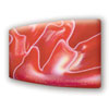 Cone Charisma&trade; Beads for Beading Kits: Red and White Swirl - Set of 2