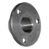 2" Steel Lathe Faceplate: 3/4"x16tpi