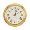 1-7/16 Mini Clock -  Ivory face, Roman Numerals