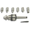 9pc Revolving Tailstock Center Set: #2MT