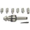9pc Revolving Tailstock Center Set: #1MT