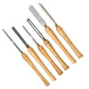 Set of 6 Benjamin's Best WOOD Magazine "Best Value" HSS Lathe Chisels