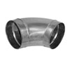 45deg Premium Long Radius Elbow: 4" Dia, 20g gauge