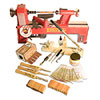 Super Pen Making Starter Set with Turncrafter Pro 1/2HP Variable Speed Midi Lathe
