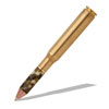 Mini 30 Caliber Bullet Cartridge Twist Pen