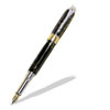 Broadwell Art Deco Black T/N & 22kt Gold Fountain Pen Kit