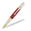 Broadwell Art Deco Gold T/N & Chrome Ball Point Pen Kit