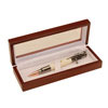 Burgundy Lacquered Window Pen Box