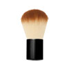 Blush Brush in Black with Brown & White Bristles