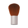 Blush Brush in Satin Chrome with Brown Bristles