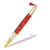 Diva Charm Ruby Red Crystals Pen Kit in Gold TN & Rhodium