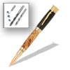 Over & Under Shotgun 24kt Gold Roller Ball Pen Kit Starter Package