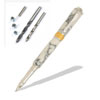 Broadwell Nouveau Sceptre Rhodium & 22kt Gold Rollerball Pen Kit Starter Package