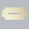 Ornamental Brass Coin Slot Plate