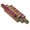 Color Grain 6 Pack Assorted 5/8" x 5/8" x 5" Maxi Pen Blanks