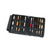 Classic Black Leather Pen Pouch: Holds 12 Pens