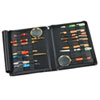 Classic Black Leather Pen Pouch: Holds 26 Pens