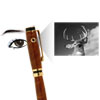 Whitetail Deer Image in 24kt Gold Plate for Stanhope Microviewer