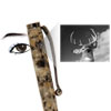 Whitetail Deer Image in Black TN Plate for Stanhope Microviewer