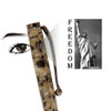 Statue of Liberty Image in Black TN Plate for Stanhope Microviewer