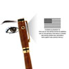 Pledge of Allegiance Image in 24kt Gold Plate for Stanhope Microviewer