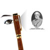 Robert E. Lee Image in 24kt Gold Plate for Stanhope Microviewer