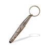 Keychain Pen with Stylus in Gun Metal