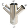 4" x 4" Economy Cross Lateral- 26 gauge