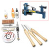 Pen Making Starter Set with Turncrafter Plus 1/4HP Variable Speed Mini Lathe