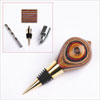 Bottle Stopper Kit Set with Gold TN Bottle Stopper Kit, Chuck & Color Grain Festival Blank