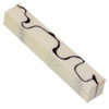 Aquabright Black & White Swirl 5/8" x 5/8" x 5" Pen Blank