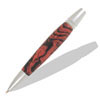 Ebonite Red & Black 3/4 x 5   Pen Blank