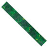 Synthetic Burl Green Acrylic Pen Blank: 3/4