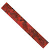 Synthetic Burl Bright Red Acrylic Pen Blank: 3/4