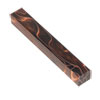 Lava Bright Classic 2 Deep Copper with Gold Thread 5/8" x 5/8" x 5" Pen Blank