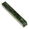 Lava Bright Silk Emerald Green 5/8" x 5/8" x 5" Pen Blank