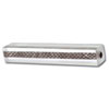 Embossed Dark Brown Leather 10MM Pen Blank