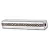 Embossed Dark Brown Leather 7mm Pen Blank