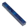 Mica Pearl Blue Silk 5/8" x 5/8" x 5" Pen Blank