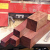 Purpleheart 5 Piece Spindle Blanks Special