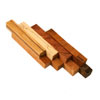Southeast Asia 8 Pack Assorted 3/4" x 3/4" x 5" Pen Blanks