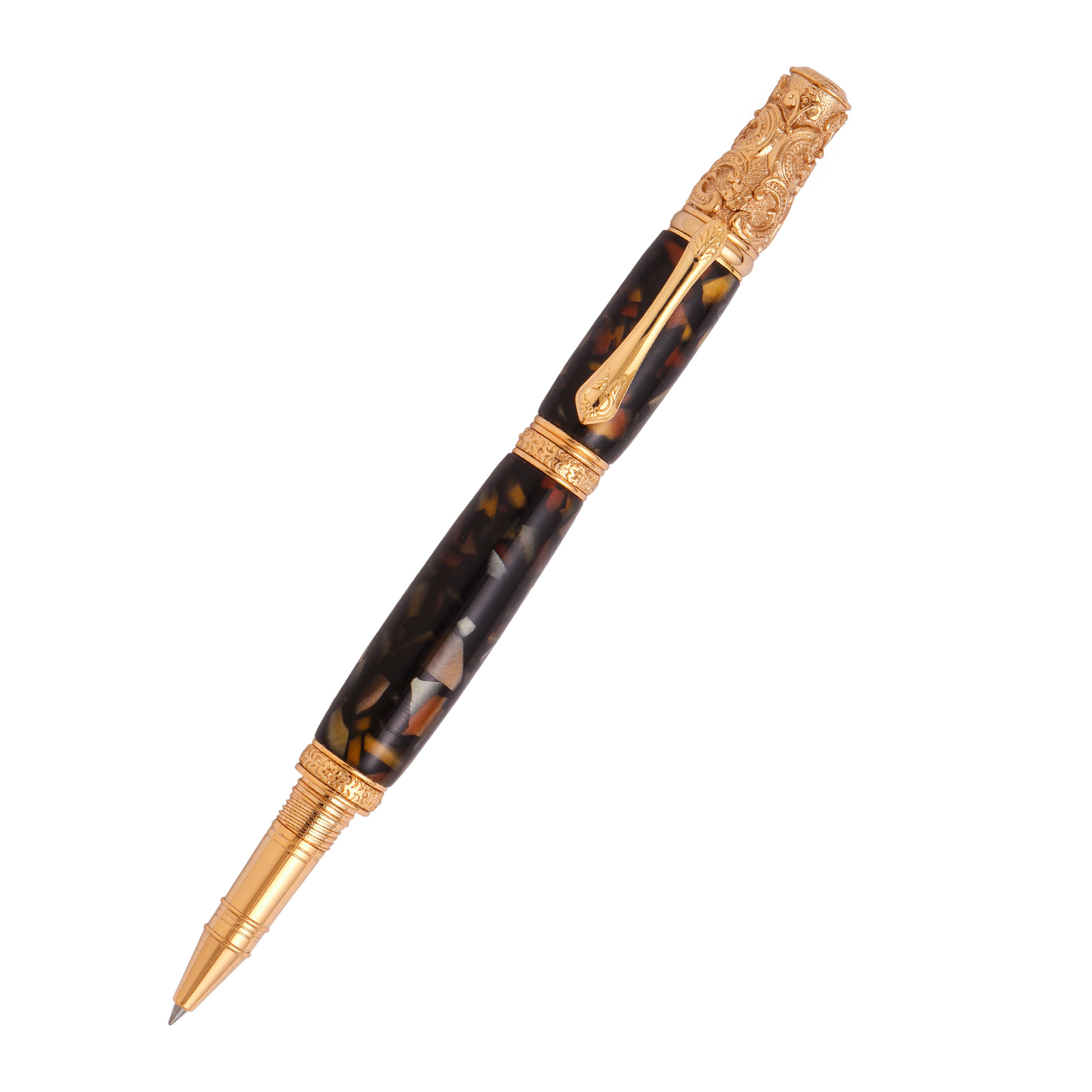 Victorian Rollerball 24kt Gold Pen Kit