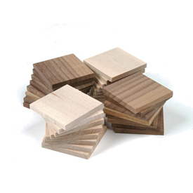 Walnut & Maple Squares for Chess Set (64 piece set)