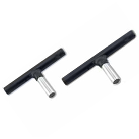 Solid Bar Tool Rest Set for Mini Lathes: 2-Piece 1/2" Post & Top Set