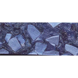 Crushed Pearl Blue Pre-Drilled 5/8"dia x 5" Pen Blank