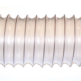 Clear Flexible Dust Collection Hose - 8 Ft. of 4''I.D. Hose