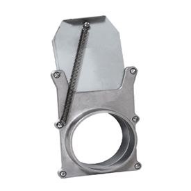 5" Aluminum spring-loaded gate